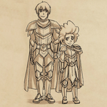 Callum and Ezran in ceremonial armor[7]