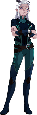 Rayla's official teenager character art (Season 1-3)