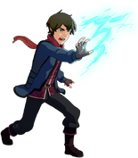 Callum teenager character art in "The Dragon Prince: Battlecharged"[5]