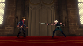 Callum confronted by Rayla