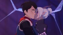 Callum rekindles his relationship with Rayla.[17]