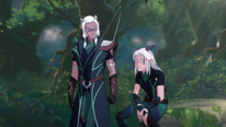 Rayla is punished by Runaan[20]