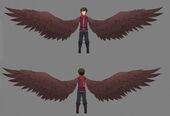 Winged Callum model