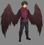 Winged Callum design