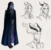 Concept art of Aaravos in The Art of The Dragon Prince[4]