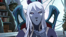 Aaravos blows the kiss that shatters the looking glass[9]