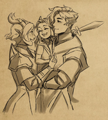 Rayla with her parents[18]