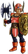 Male warrior in Dragon Quest III.