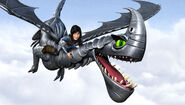 Heather with her dragon, Windshear