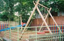 Old photo of the playground