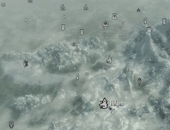 Skyrim map Helgen