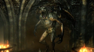 A freshly-awoken Gargoyle from the Dawnguard preview trailer.