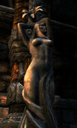 A statue in the likeness of the goddess in Markarth.