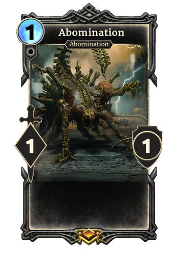 Abomination Card