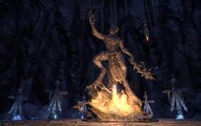 Molag Bal statue