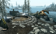 A dragon mound on Solstheim.