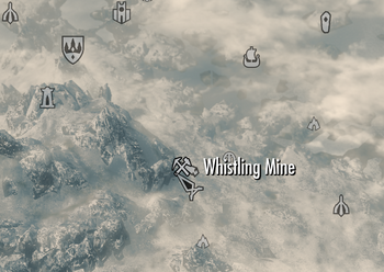 Whistling mine map