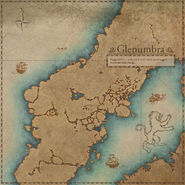 Blank map of Glenumbra.