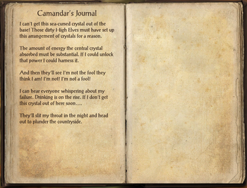 Camandar's Journal