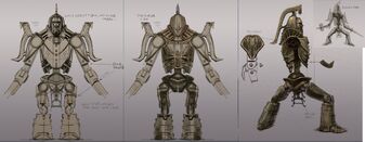 Dwarven Centurion model concept art