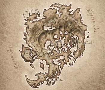 Shivering Isles Map