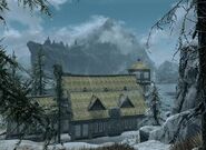 Windstad, looking at kitchen and Alchemy tower, Solitude in background