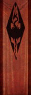 The Imperial banner as it appears in The Elder Scrolls IV: Oblivion.