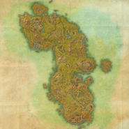 A map of the second largest island, Auridon.