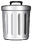 Garbage bin icon