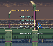 Flammingle en los créditos de "Mega Man X", SNES.