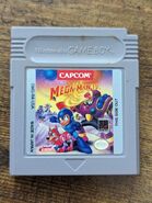 Cartucho de Game Boy de "Mega Man IV", versión norteamericana.