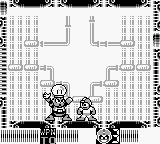 Bright Man utilizando Flash Stopper en "Mega Man IV", Game Boy.