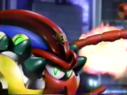 Launch Octopus en el comercial de "Rockman X".