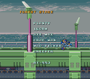 Crag Man en los créditos de "Mega Man X", SNES.