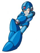 Arte secundario en Mega Man X2. Derivado del arte del Storm Tornado.