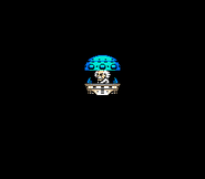 Dr. Wily en el interior de su platillo volador en "Mega Man 5", NES.