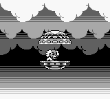 Dr. Wily en el interior de su platillo volador en "Mega Man IV", Game Boy.