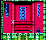 Knight Man usando Knight Crusher en "Mega Man 6", NES.