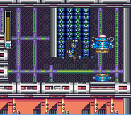 Head Break de Mega Man X en "Mega Man X", SNES.