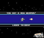 Obtención del Laser Trident en Mega Man 9