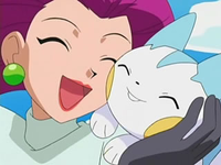 Jessie con Pachirisu.