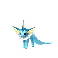 Imagen de Vaporeon en Pokémon: Let's Go, Pikachu! y Pokémon: Let's Go, Eevee!, 