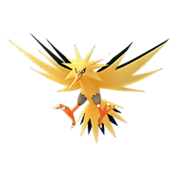 Imagen de Zapdos en Pokémon: Let's Go, Pikachu! y Pokémon: Let's Go, Eevee!, 