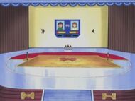 Escenario del Concurso Pokémon de Férrica.