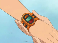 Poké-reloj más reciente de Barry/Benito en el anime.