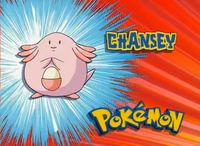 Chansey en el segmento "¿Quien es ese Pokémon?"