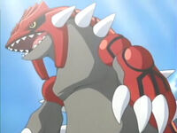 Groudon usando rayo solar.