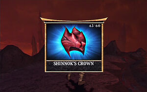 The Crown of Shinnok aka Shinnok's Crown in the Konquest mode of Mortal Kombat: Armageddon.