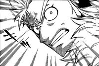 Laxus getting angry