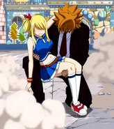 Loke after saving Lucy from Bickslow